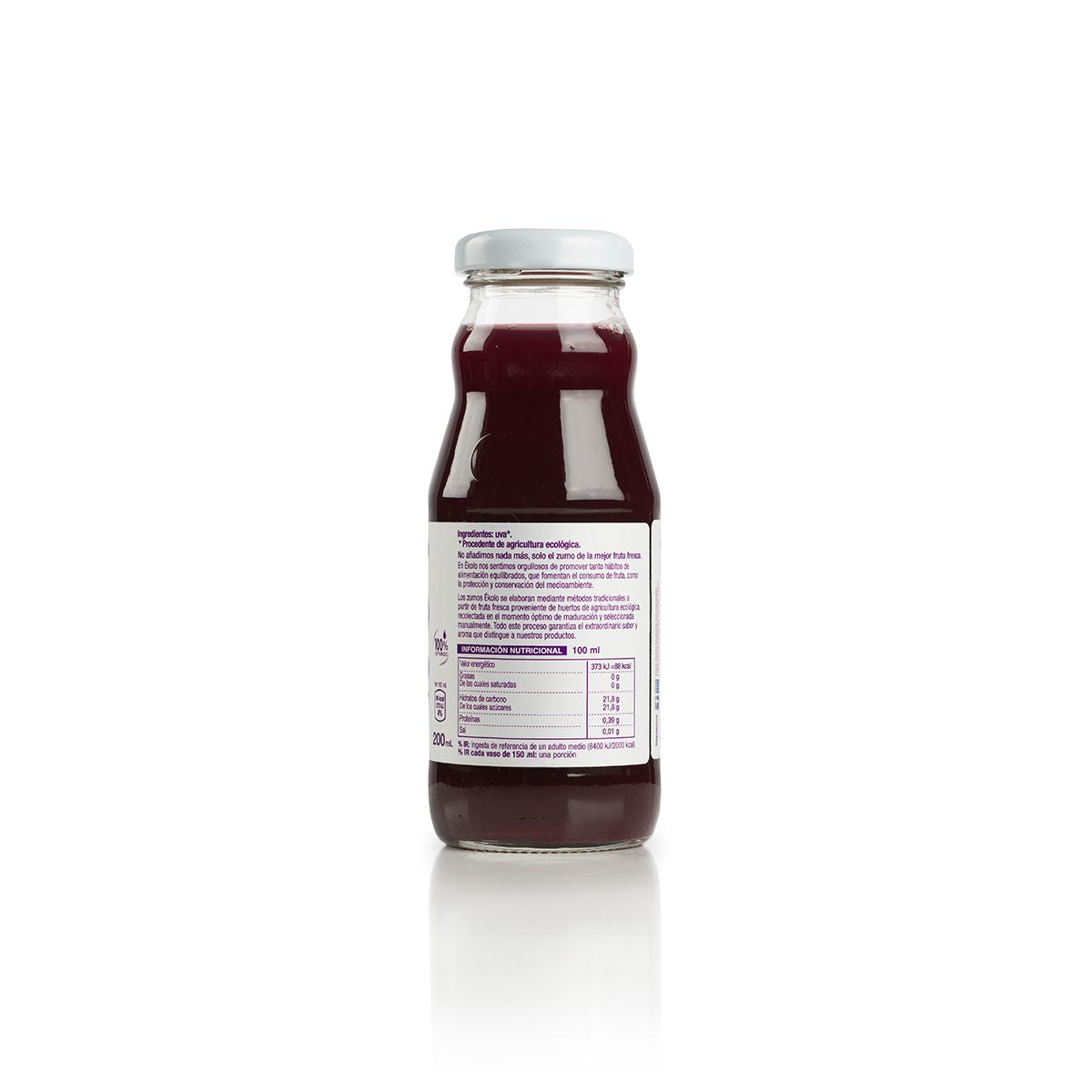 100 % gepresster BIO-Traubensaft Ékolo 200 ml