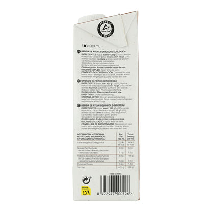 Boisson à l'avoine et au cacao BIO Soria Natural 1 L