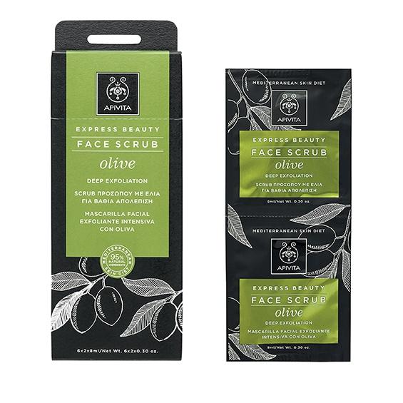 Express Beauty Apivita Tiefenpeeling-Creme 2 x 8 ml