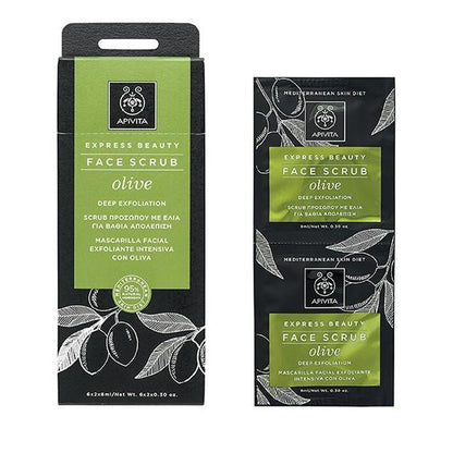 Express Beauty Apivita Tiefenpeeling-Creme 2 x 8 ml