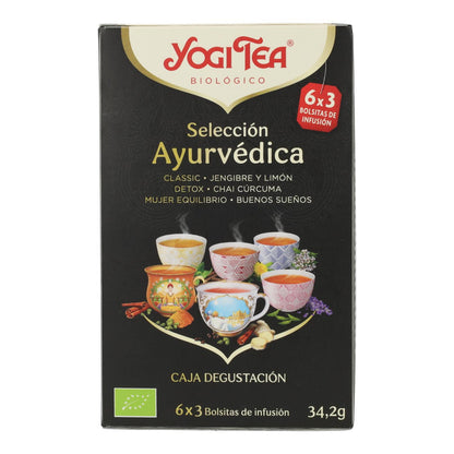 Yogi Tea BIO Ayurvedic Selection 18 różnych torebek