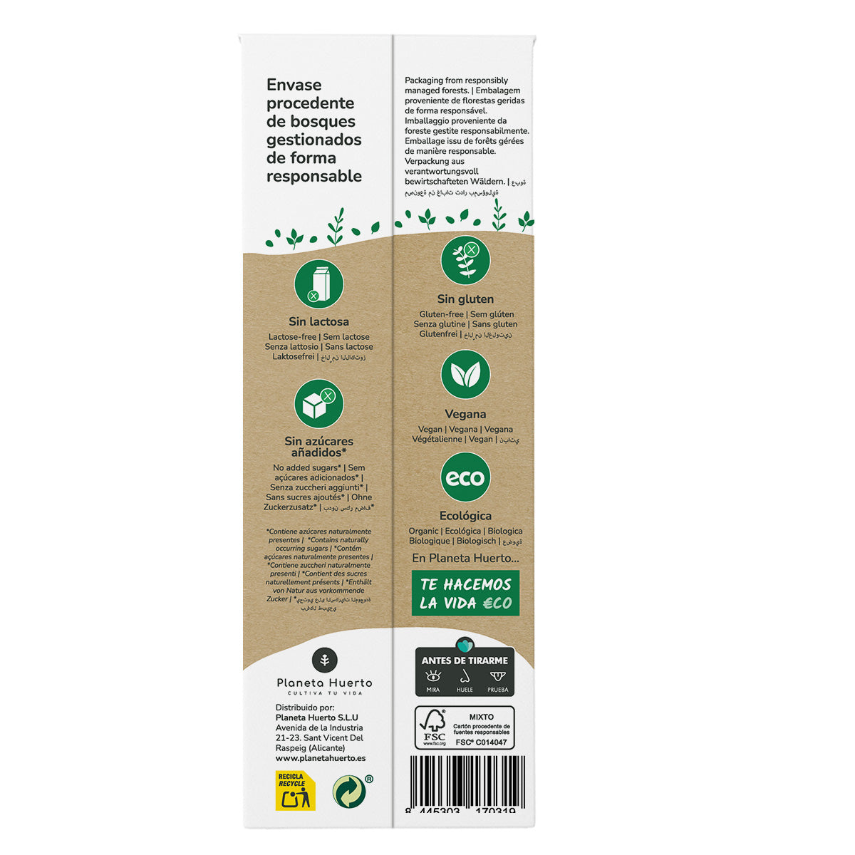 Planet Orchard Eco Mandeldryck 1L