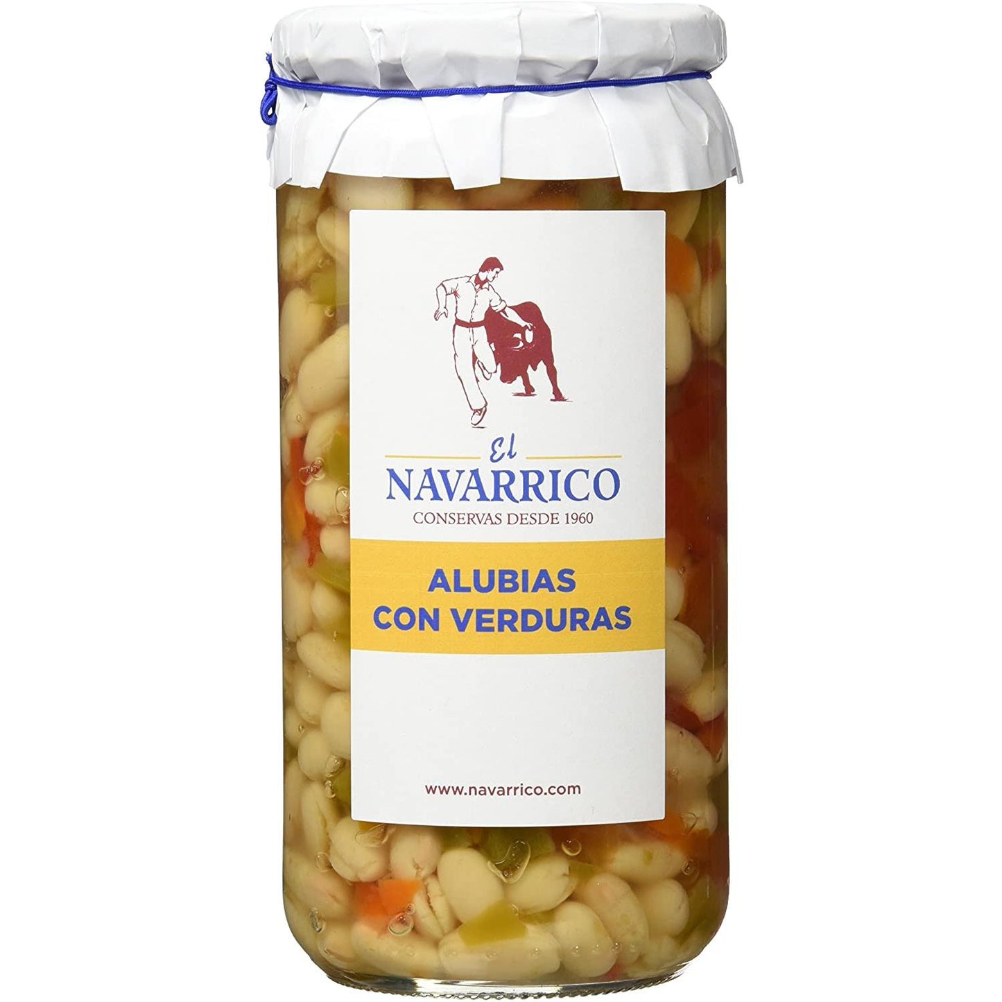 Fasola z warzywami, słoik El Navarrico 720 ml