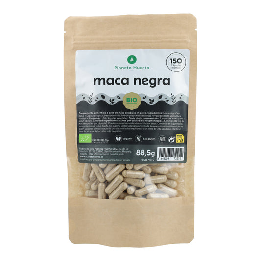 ORGANIC Black Maca Planeta Huerto 150 gélules