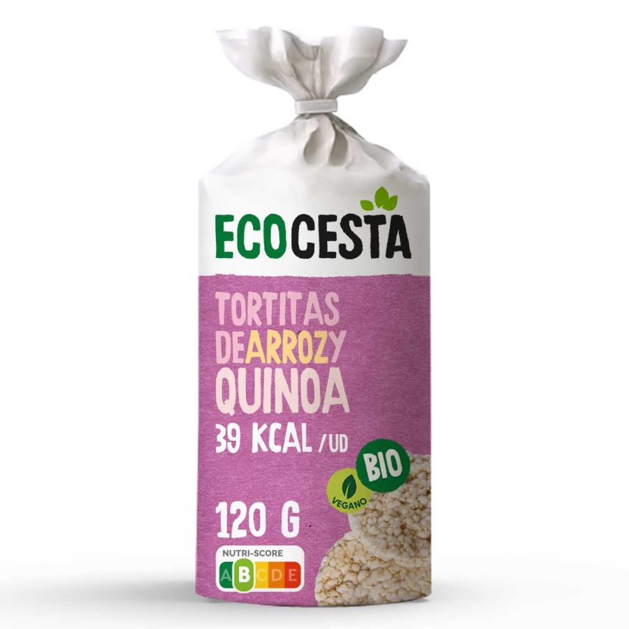 Ekologiska ris- och quinoapannkakor Ecocesta 120 g