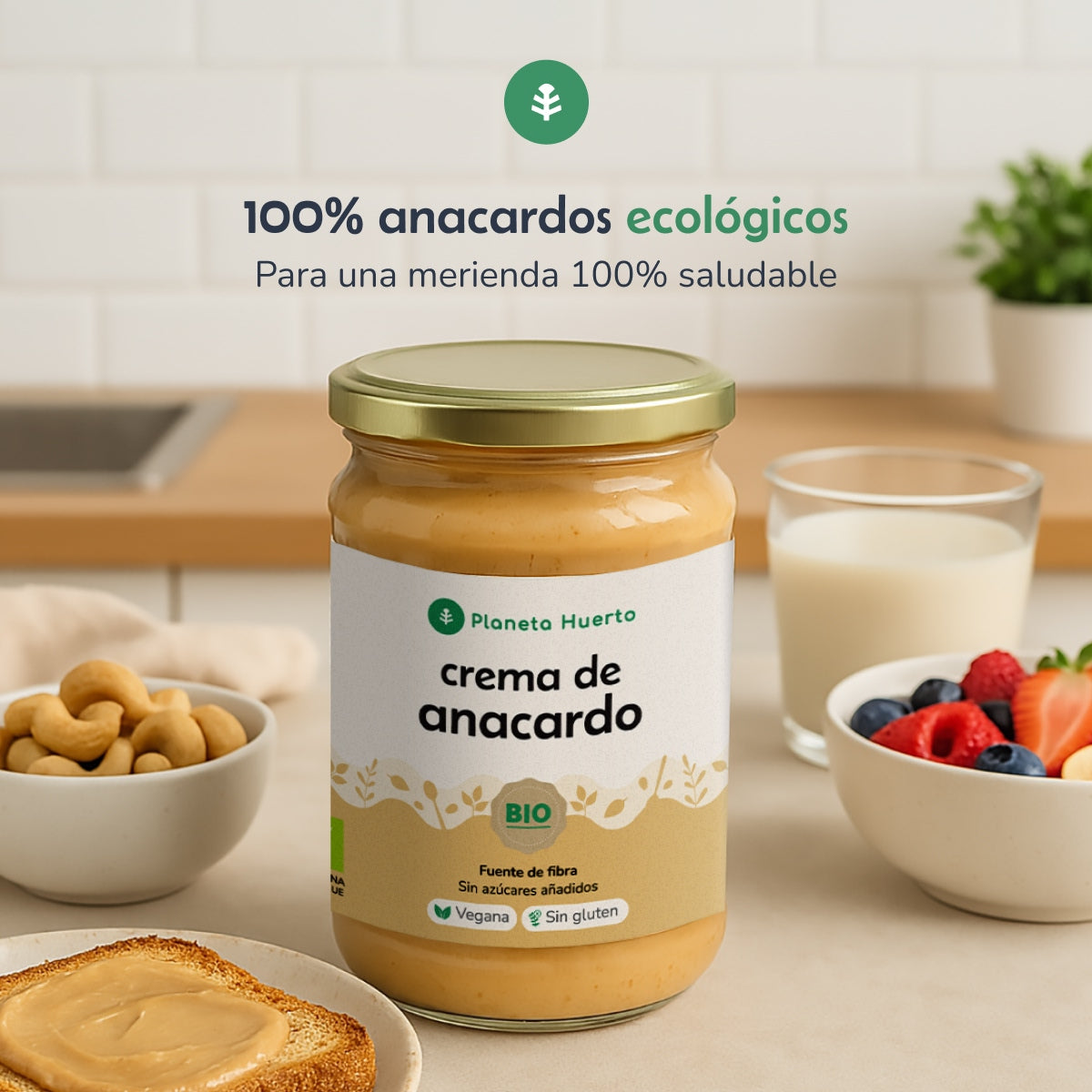Krem z nerkowców ECO Planeta Huerto 350 g