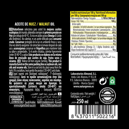 Bio-Walnussöl NaturGreen 250 ml