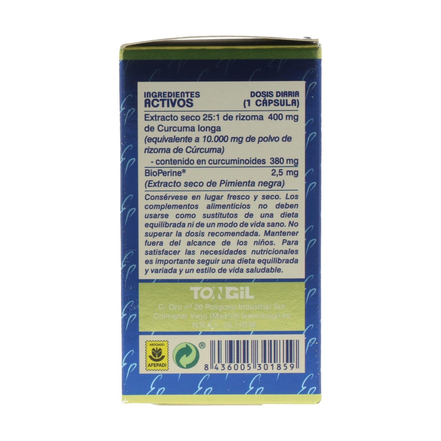 Curcuma pur Tongil 10 000 mg 40 gélules