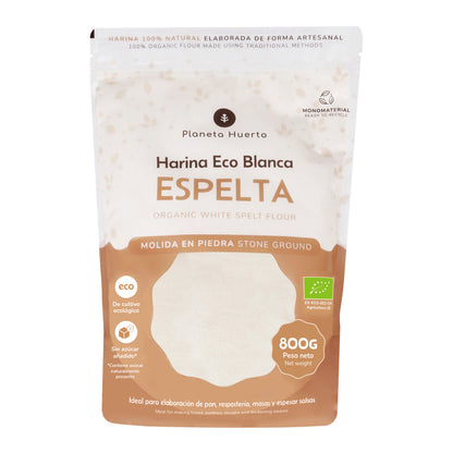 Wit speltmeel Eco Planeta Huerto 800 g