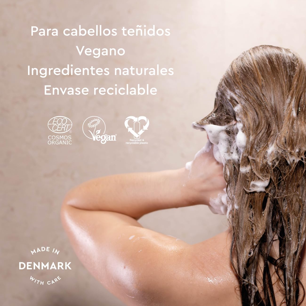 Shampoo Soft Wild Rose Color Urtekram, 500 ml