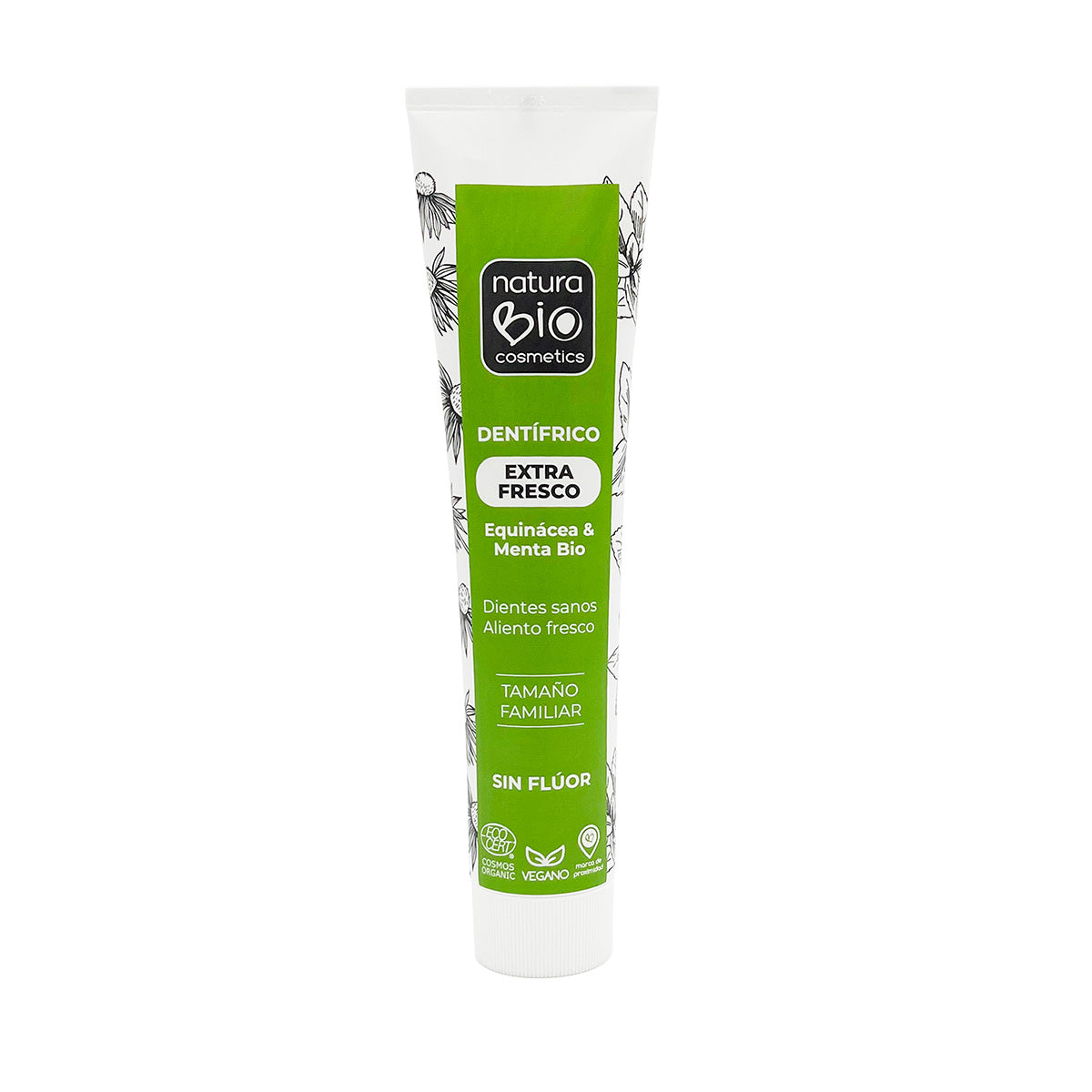 Pasta do zębów Extra Fresh Echinacea & Mint BIO, NuturaBio Cosmetics, 125 ml