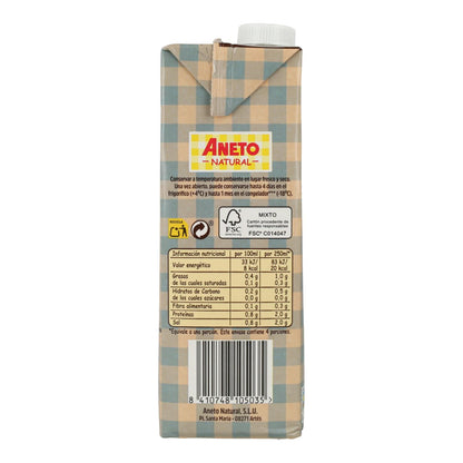 Aneto organic natural fish broth with vegetables 1 L