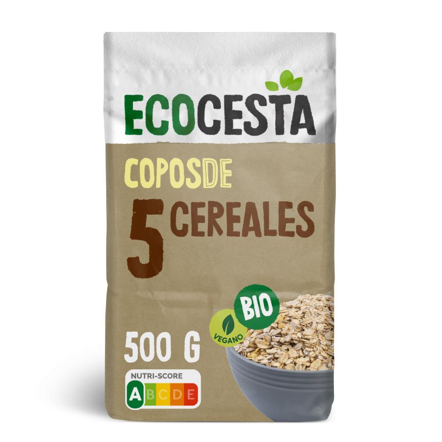 Organic 5-grain flakes, 500 g Ecocesta