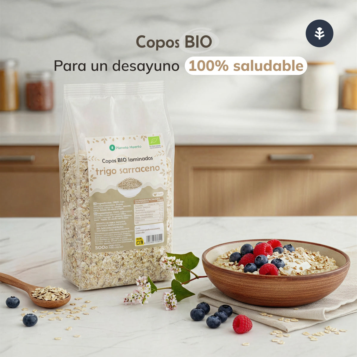 Fiocchi di grano saraceno Eco Planeta Huerto 500 g
