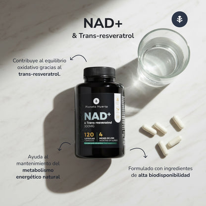 NAD+ Transresveratrol Planeta Huerto 120 capsules
