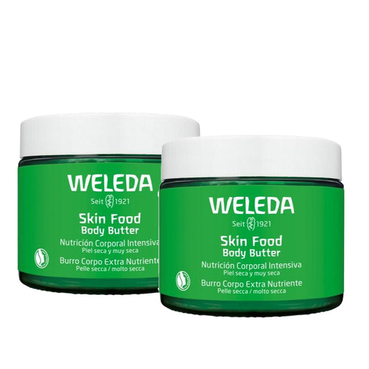 Confezione 2x Skin Food Balsamo corpo Body Butter alle piante medicinali Weleda 150 ml