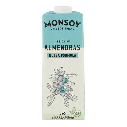 Confezione da 6 bevande alle mandorle biologiche Monsoy 1 L
