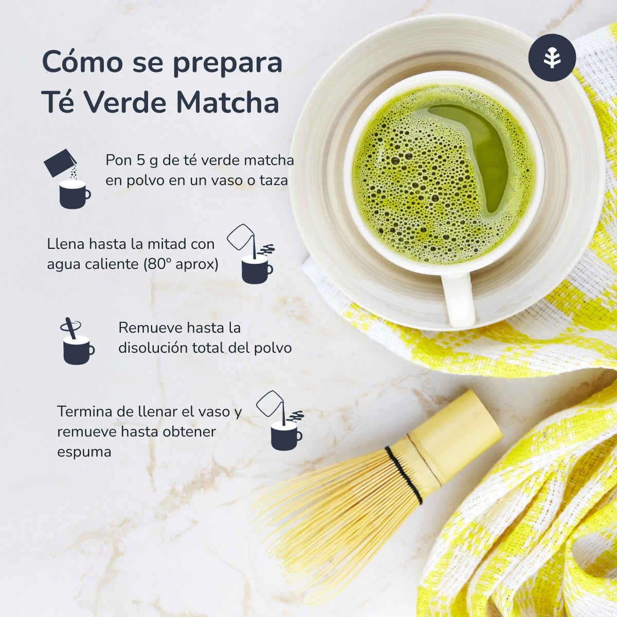 Matcha-tepulver ECO Planeta Huerto 500 g
