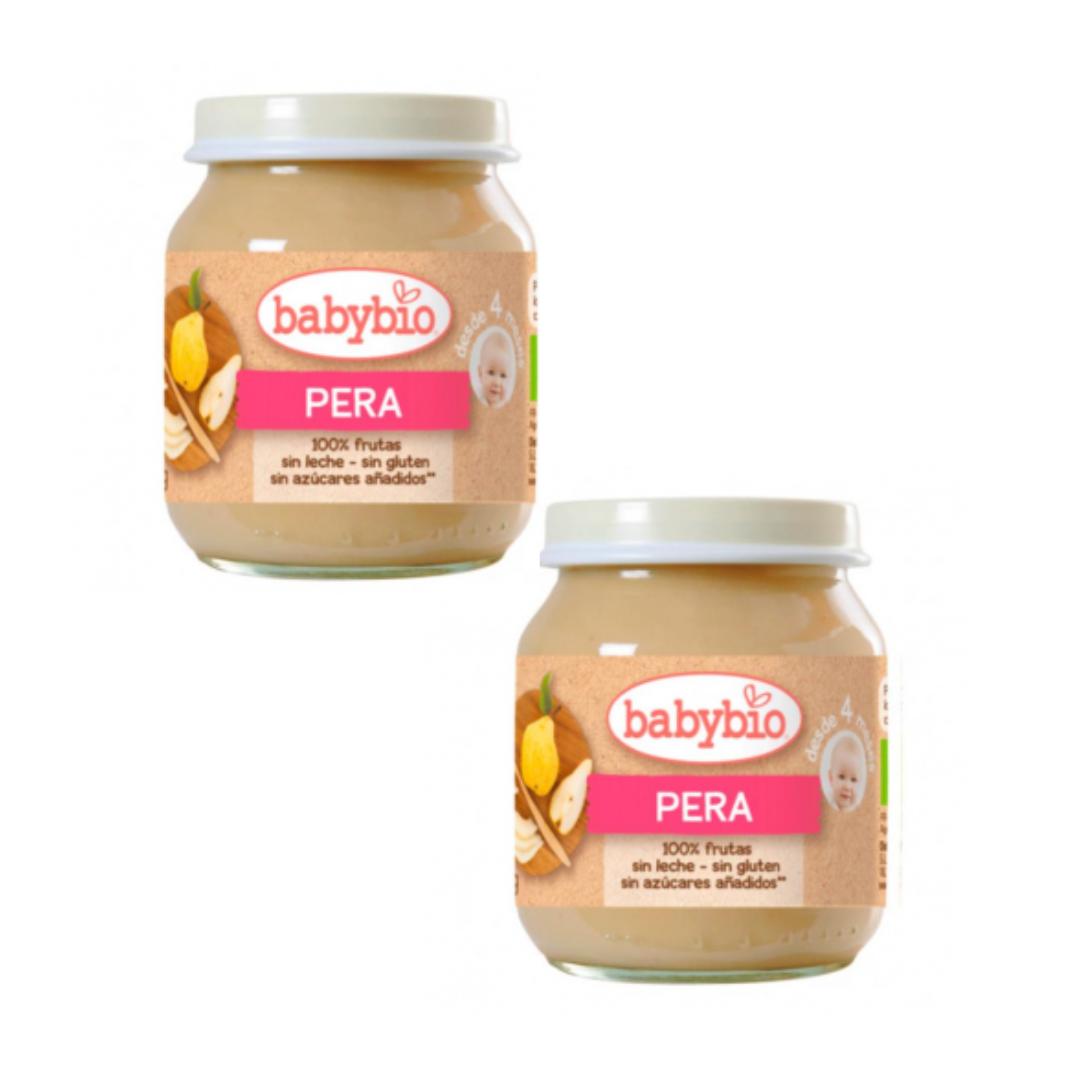 Promotional pack Babybio Pear Jar 2 x 130 g