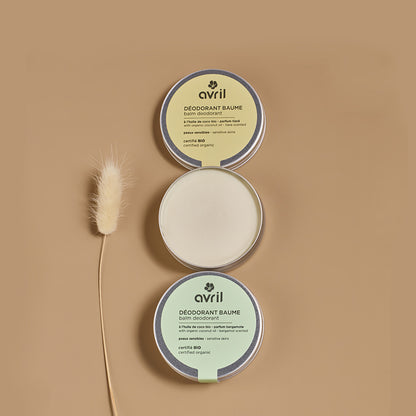 Deodorantbalsam för känslig hud med bergamott, Avril, 85 g