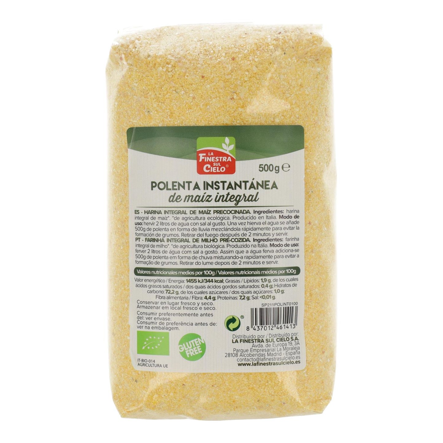 La Finestra Sul Cielo Instant Wholemeal Polenta 500 g
