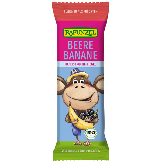 Barretta per bambini avena, frutti di bosco e banana Rapunzel 4x23g
