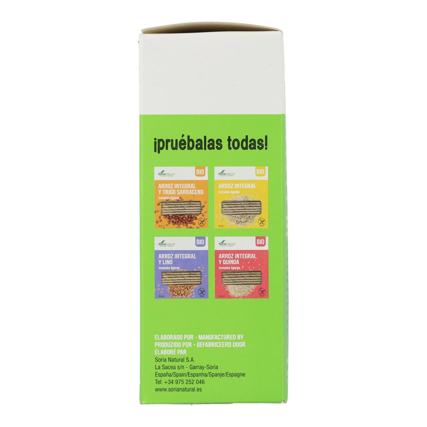 Tranches de riz et de châtaigne allégées  Soria Natural 95 g