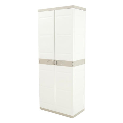 Armoire 4 étagères 70 cm Titanium Plastiken Beige (reconditionnée)