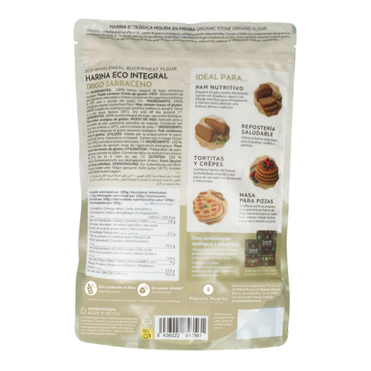 Mąka gryczana razowa Eco Planeta Huerto 800 g