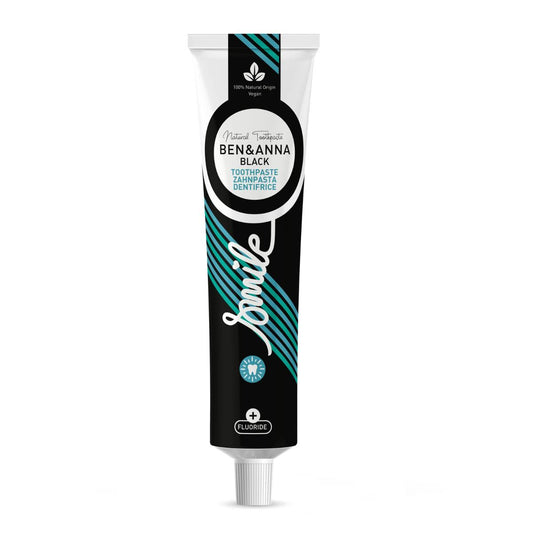 Tandpasta Black met fluoride Ben & Anna tube 75 ml