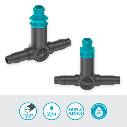 In-line dripper 2 l/h x10 Microdripsystem Gardena