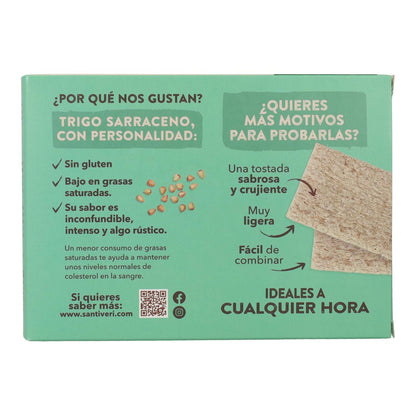 Light and Crispy Organic Buckwheat Toast Santiveri 100 g