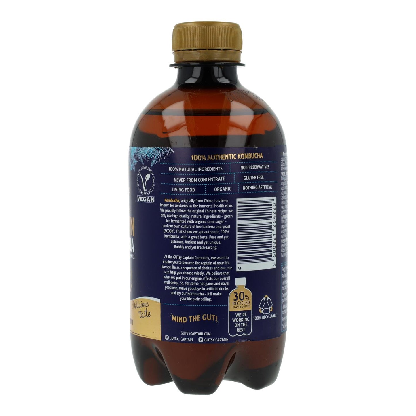 Captain Kombucha Mela e Cannella "Edizione Inverno" 400 ml