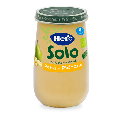 Vasetto di Pera e Banana Eco 190 g-Hero Solo