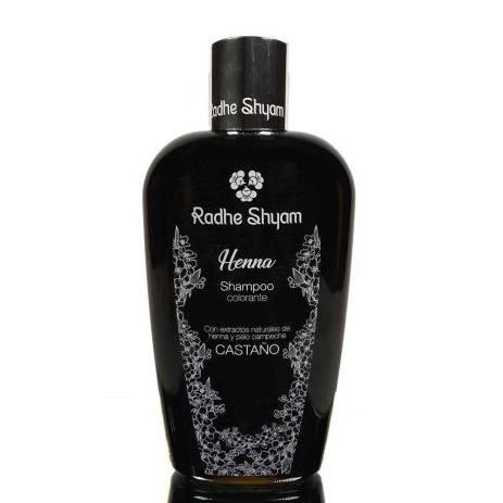 Shampooing colorant châtain au henné Radhe Shyam 250 ml