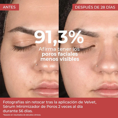Velvet-Sérum minimiseur de pores Arganour 30 ml