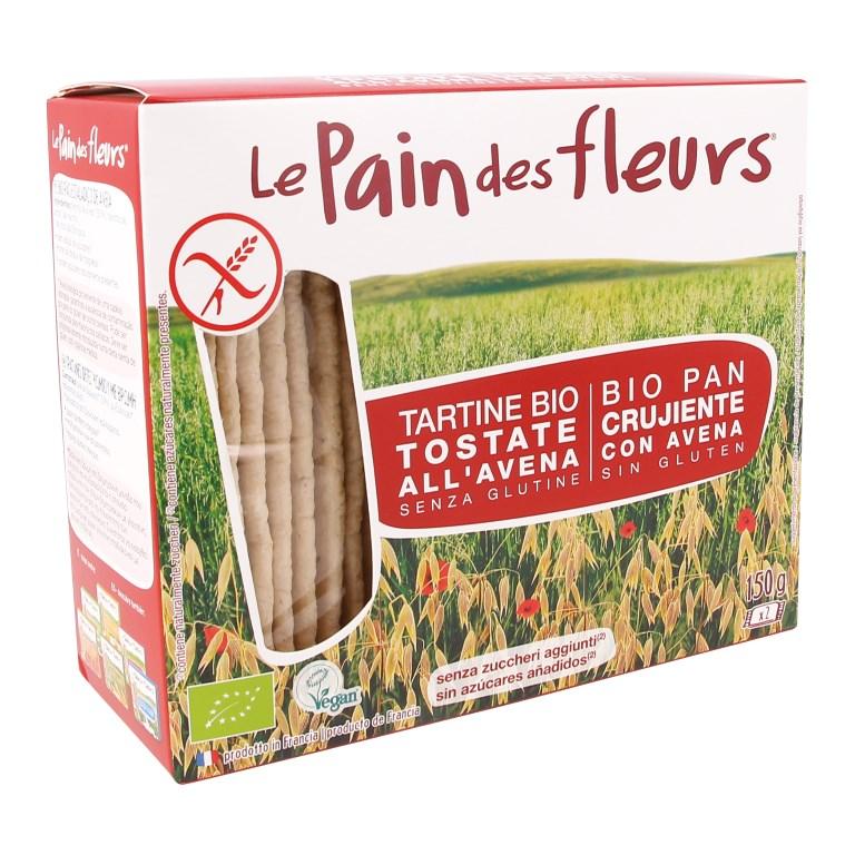 Crackers croustillants à l'avoine bio sans gluten Le pain de fleurs 150 g