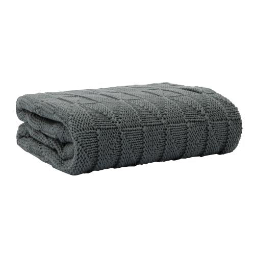 Stickad babyfilt CoZee 100 % bomull Tutti Bambini Multicolour Stripes