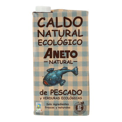 Aneto organic natural fish broth with vegetables 1 L