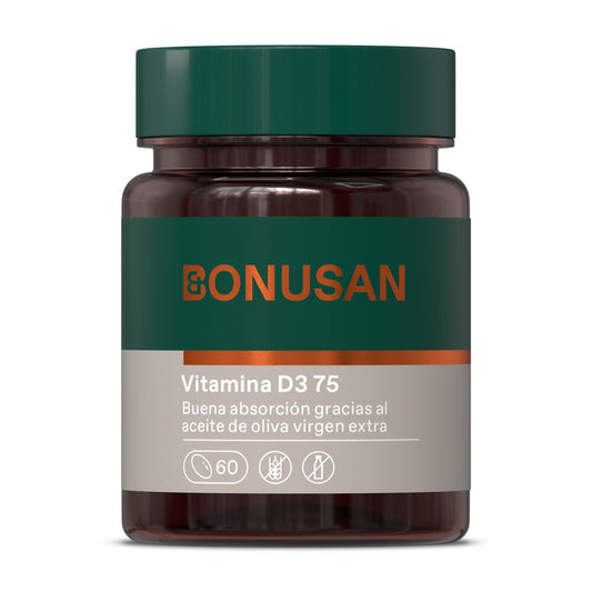 Vitamin D3 75 Bonusan 60 softgels