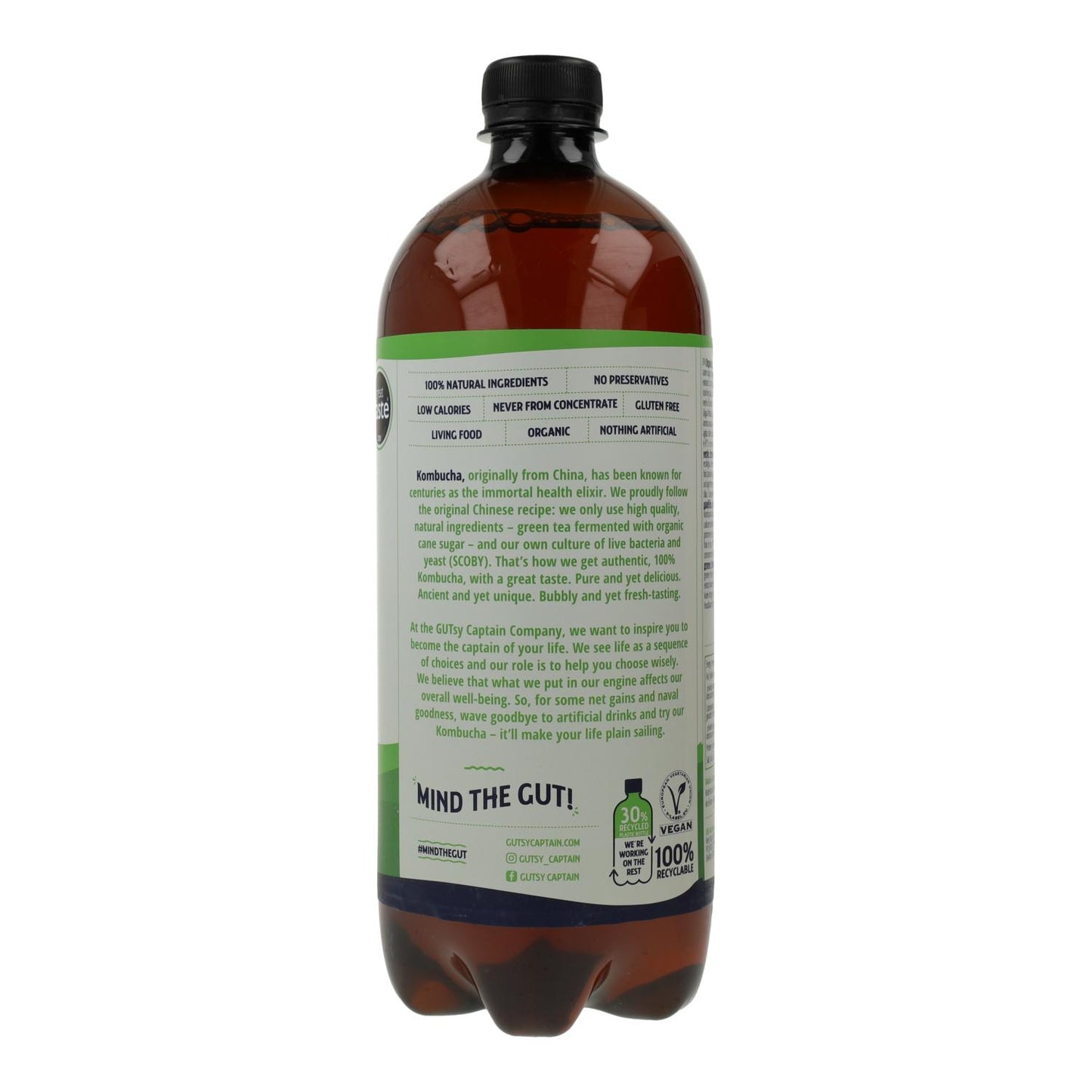 Bebida Kombucha BIO coco Captain Kombucha 400 ml