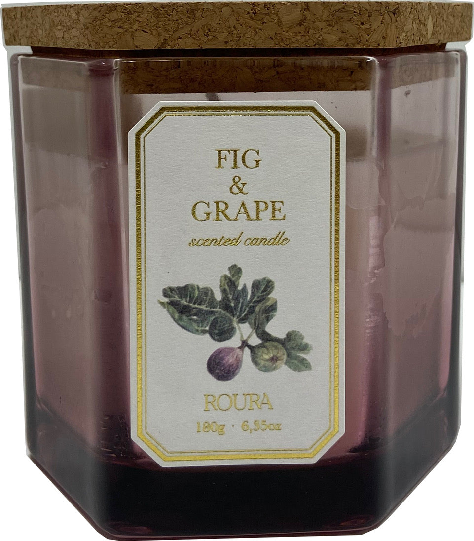 Fig & Grape Scented Candle Roura