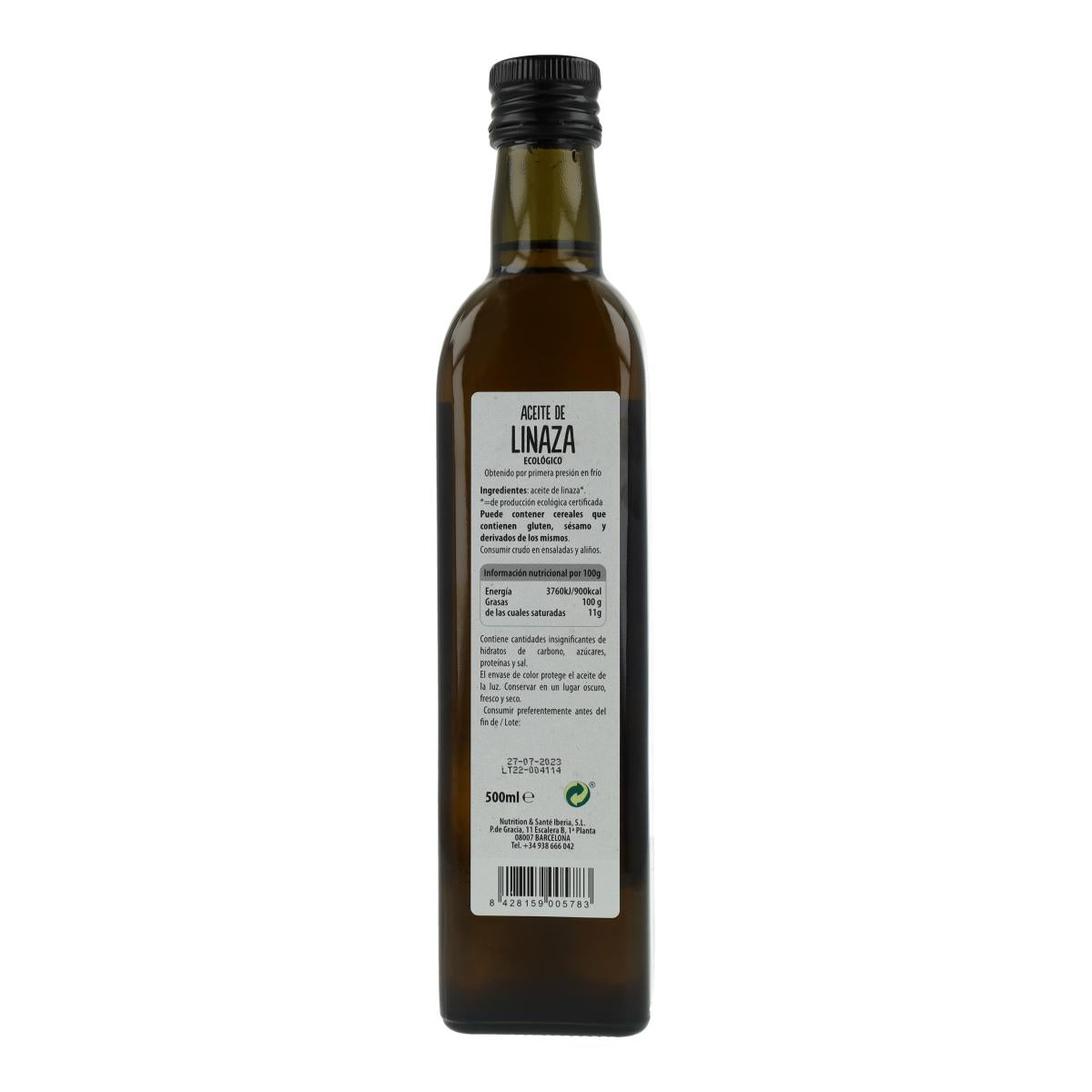 Natursoy Organic Linseed Oil 500 ml