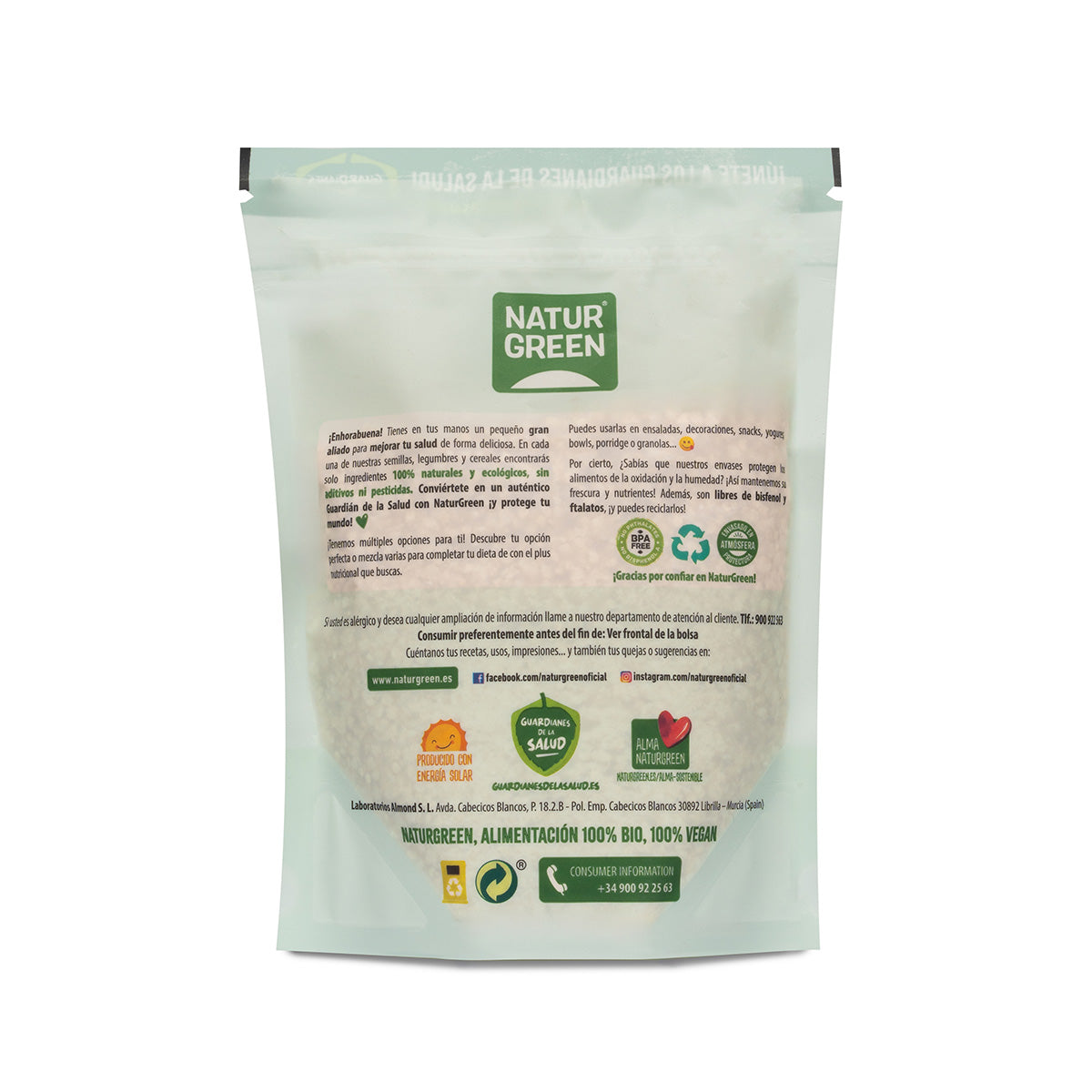 Bio-Quinoa-Flocken glutenfrei NaturGreen 200 g