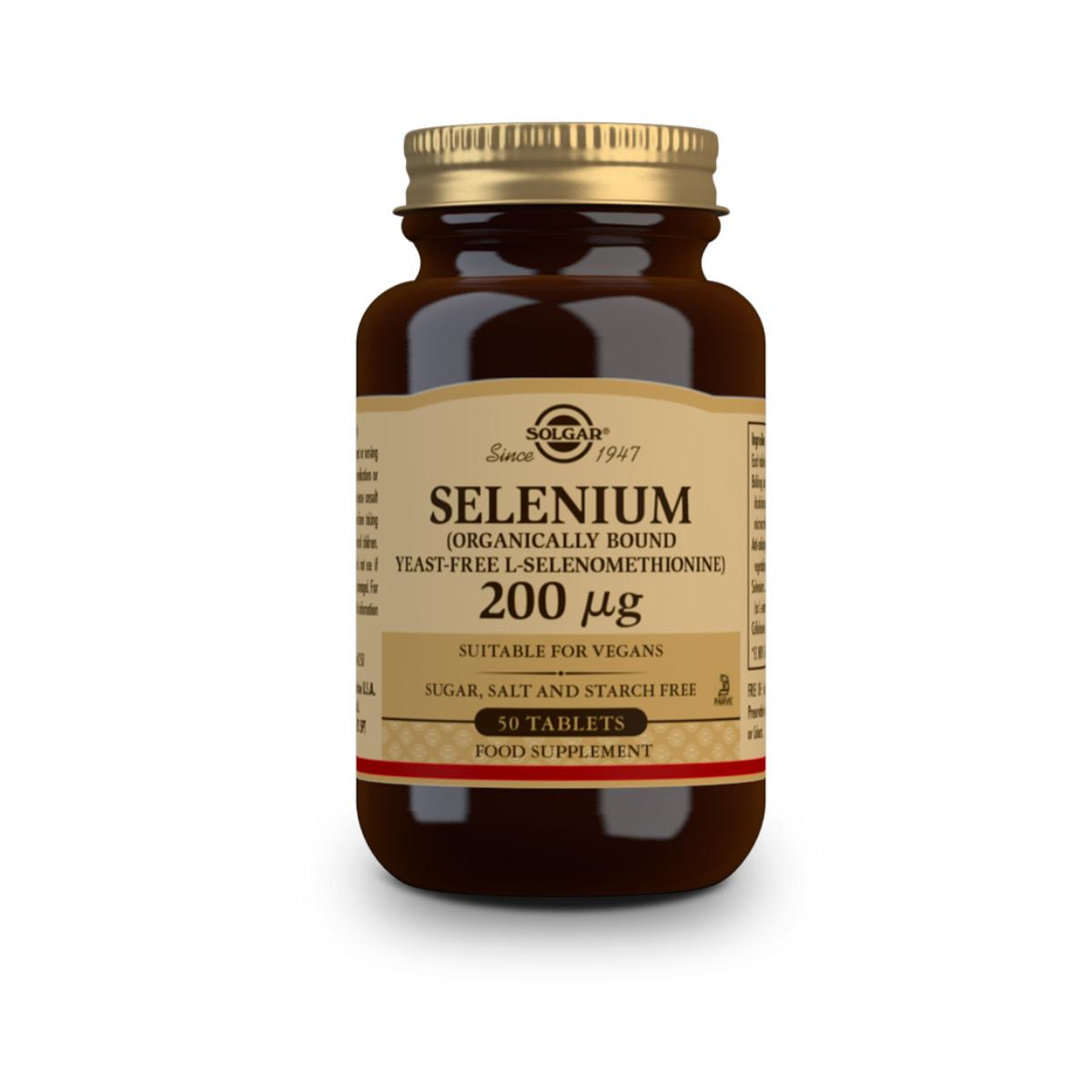 Selen (utan jäst) 50 tabletter