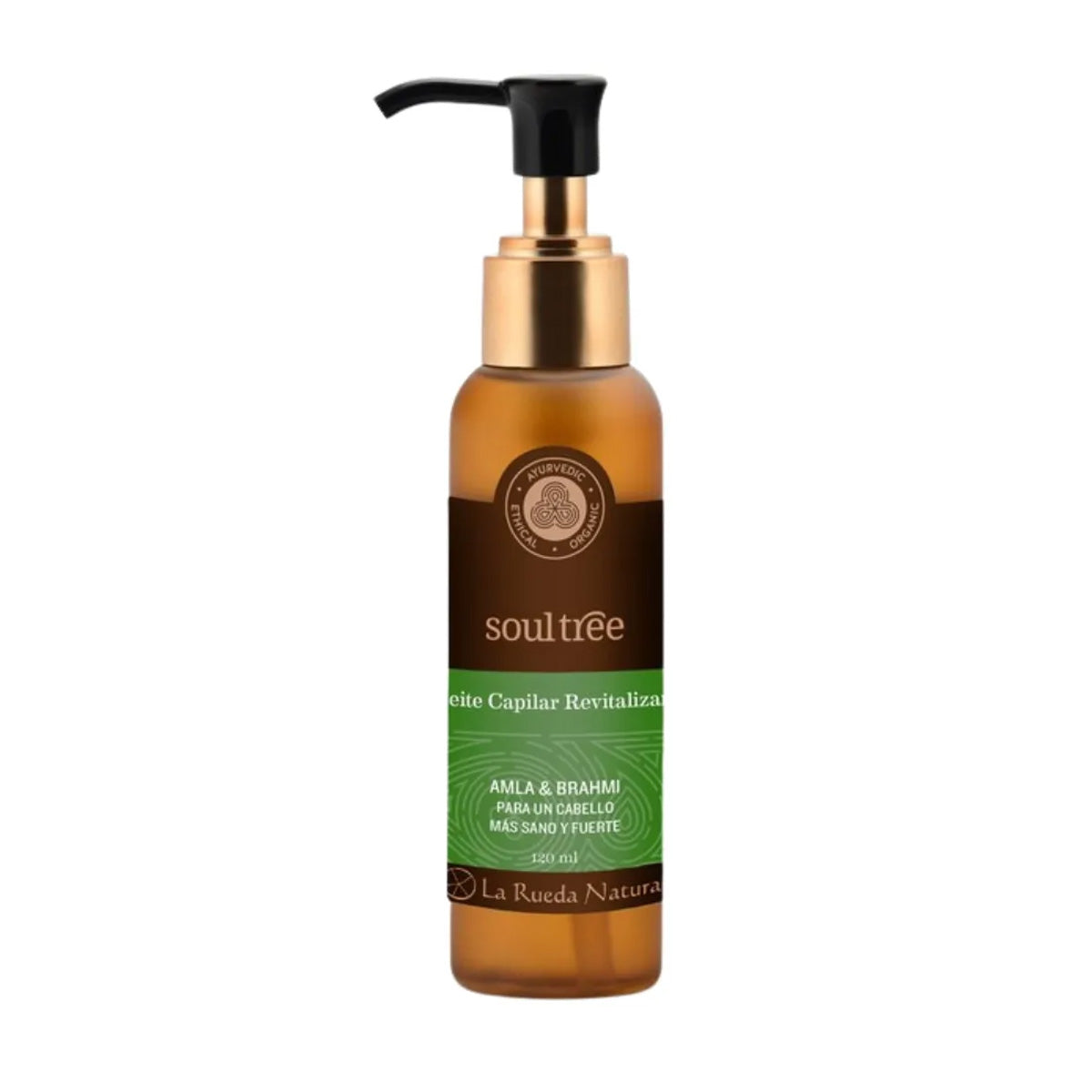 Ayurveda Revitaliserande lätt hårolja för alla hårtyper Soultree 120 ml med doseringspump