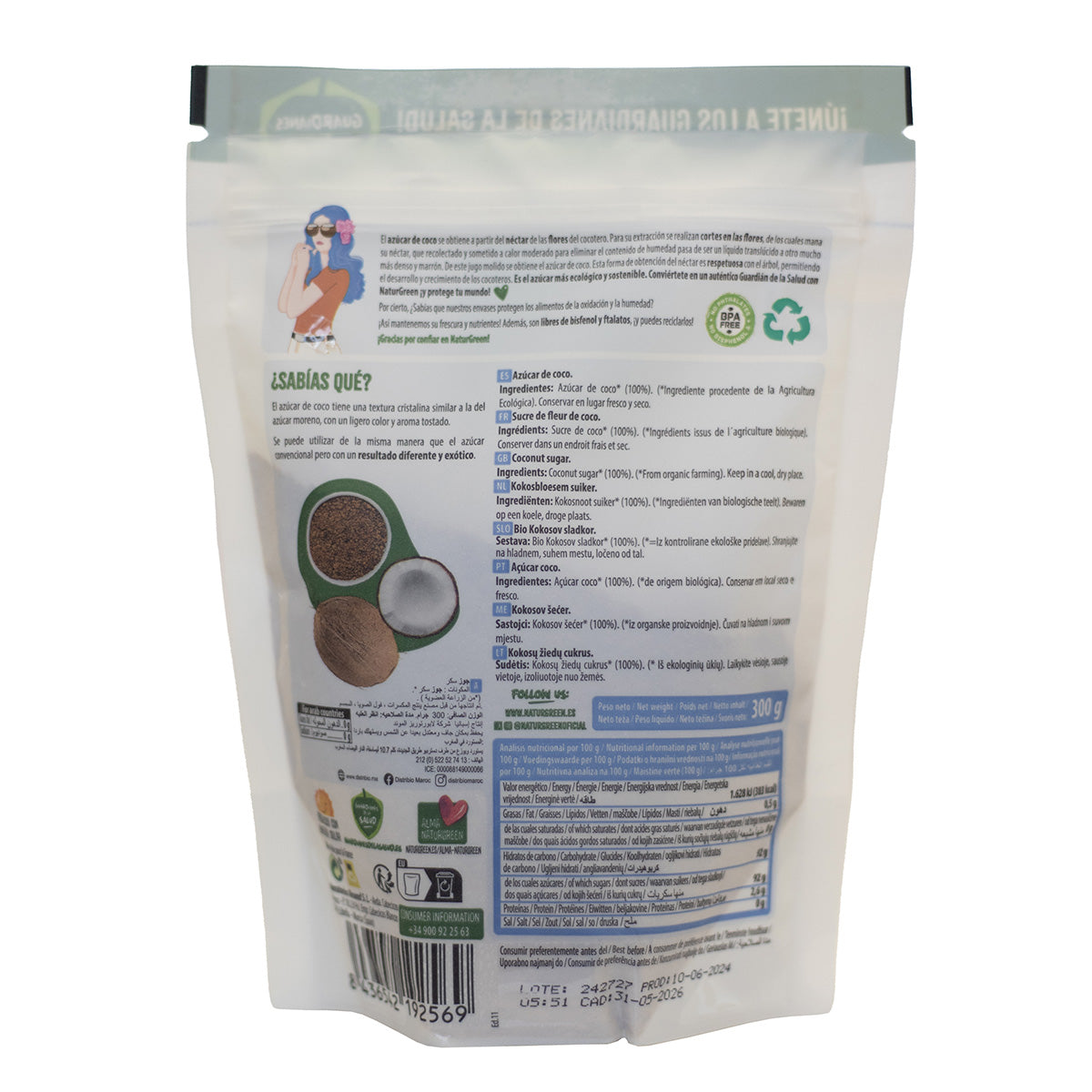 Naturgreen Coconut Sugar 300 g