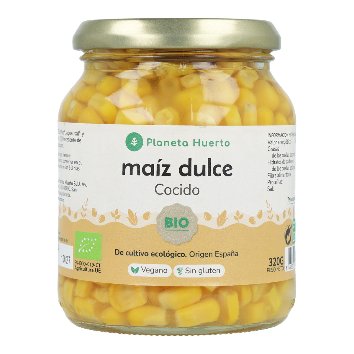Maïs doux ECO Planeta Huerto 340 g