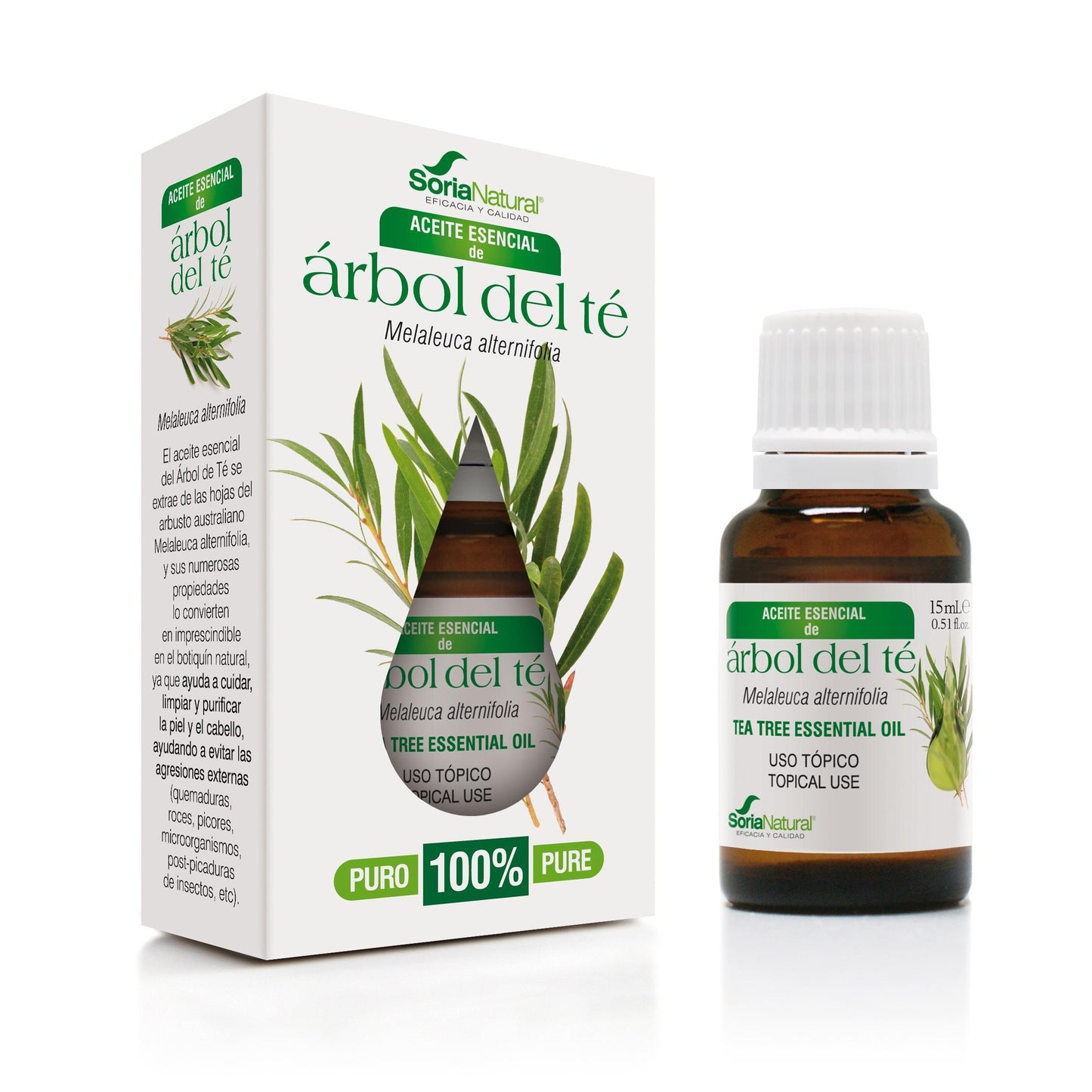 Tea tree-olja Soria Natural 15 ml