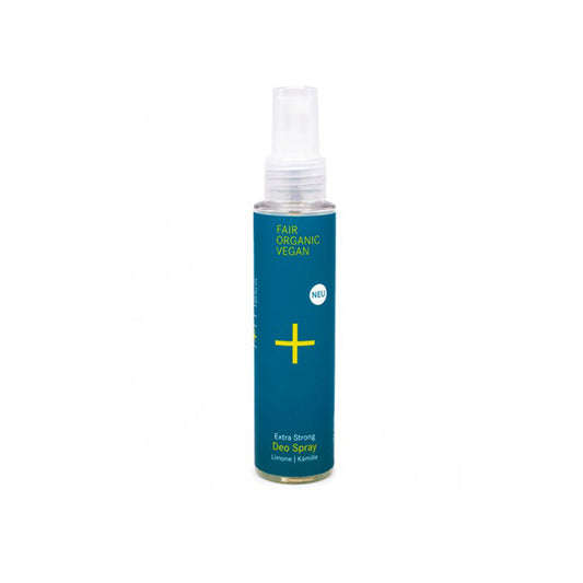 Extra starkes Deodorant-Spray. 100 ml. Recycelter und recycelbarer Kunststoff.